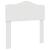 Tăblie cap cu headboard Alb 80 cm Lemn compozit GartenMobel Dekor