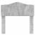 Tăblie cap cu headboard Gri din beton 80 cm Lemn compozit GartenMobel Dekor