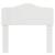 Tăblie cap cu headboard Alb Lucios 80 cm Lemn compozit GartenMobel Dekor