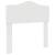 Tăblie cap cu headboard Alb Lucios 80 cm Lemn compozit GartenMobel Dekor