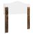 Tăblie cap cu headboard Stejar fumuriu 80 cm Lemn compozit GartenMobel Dekor
