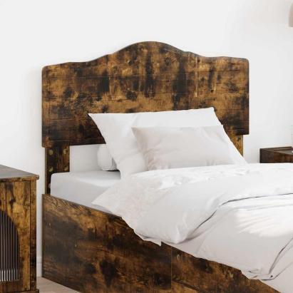 Tăblie cap cu headboard Stejar fumuriu 75 cm Lemn compozit GartenMobel Dekor