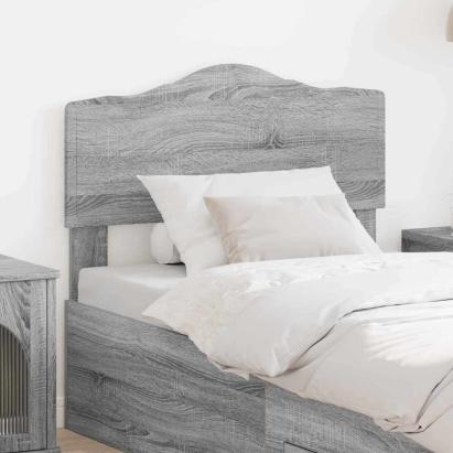 Tăblie cap cu headboard Gri Sonoma 75 cm Lemn compozit GartenMobel Dekor