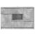 Bufet cu sertar Gri din beton 100 x 30 x 65,6 Lemn compozit GartenMobel Dekor