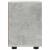 Mese de noptieră 2 pcs Gri din beton 30,5 x 30 x 43 cm GartenMobel Dekor