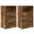 Mese de noptieră 2 pcs Stejar fumuriu 40 x 30 x 467 cm GartenMobel Dekor