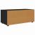 Cabinet TV cu sertar Negru 100 x 48 x 43 cm Lemn compozit GartenMobel Dekor