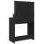 Mese de toaletă pentru dormitor Negru 80 x 39,6 x 135 cm GartenMobel Dekor