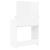 Mese de toaletă pentru dormitor Alb lucios 80 x 39,6 x 135 cm GartenMobel Dekor