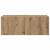 Dulap TV de perete 2 pcs Stejar artizanal 60 x 31 x 29.5 cm GartenMobel Dekor