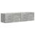 Dulap TV de perete 2 pcs Beton 60 x 31 x 29.5 cm Lemn compozit GartenMobel Dekor