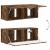 Dulap TV de perete Pe perete Stejar fumuriu 60 x 31 x 29.5 cm GartenMobel Dekor