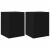 Dulap TV de perete 2 pcs Negru 30 x 31 x 40 cm Lemn compozit GartenMobel Dekor
