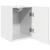 Dulap TV de perete Pe perete 2 pcs Alb Lucios 30 x 31 x 40 cm GartenMobel Dekor