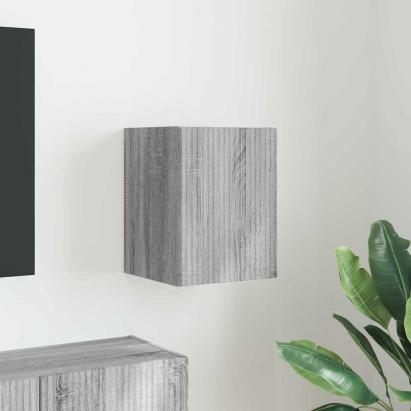 Dulap TV de perete Gri Sonoma 30 x 31 x 40 cm Lemn compozit GartenMobel Dekor