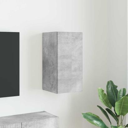 Dulap TV de perete Beton 30 x 31 x 60 cm Lemn compozit GartenMobel Dekor