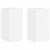 Dulap TV de perete Pe perete 2 pcs Alb Lucios 30 x 31 x 60 cm GartenMobel Dekor