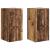 Dulap TV de perete Pe perete 2 pcs Lemn Vechi 30 x 31 x 60 cm GartenMobel Dekor