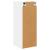 Dulap TV de perete Pe perete Alb 30 x 31 x 80 cm Lemn compozit GartenMobel Dekor