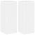 Dulap TV de perete Pe perete 2 pcs Alb Lucios 30 x 31 x 80 cm GartenMobel Dekor