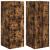 Dulap TV de perete 2 pcs Stejar fumuriu 30 x 31 x 80 cm GartenMobel Dekor
