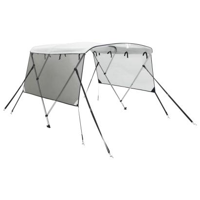 Parasolar Bimini 3 arcuri pereți din plasă 183x(170-182)x137 cm GartenMobel Dekor