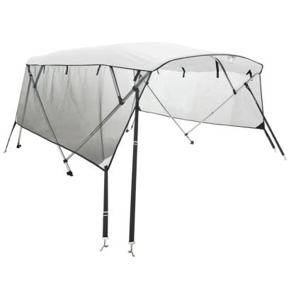 Parasolar Bimini 4 arcuri pereți laterali, 243x(200-213)x137 cm GartenMobel Dekor
