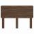 Tăblie cap cu headboard Stejar închis 150 cm Lemn compozit GartenMobel Dekor