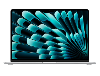 MacBook Air 15.3" Retina/Apple M4 (CPU 10-core, GPU 10-core, Neural Engine16-core)/24GB/512GB - Silver - INT KB (2025) NewTechnology Media