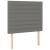 Pat box spring cu saltea, gri închis, 80x200 cm, textil GartenMobel Dekor