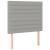 Pat box spring cu saltea, gri deschis, 90x190 cm, textil GartenMobel Dekor