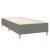 Pat box spring cu saltea, gri închis, 90x190 cm, textil GartenMobel Dekor