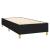 Pat box spring cu saltea, negru, 90x190 cm, textil GartenMobel Dekor
