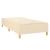 Pat box spring cu saltea, crem, 90x190 cm, textil GartenMobel Dekor