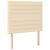 Pat box spring cu saltea, crem, 90x190 cm, textil GartenMobel Dekor