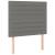 Pat box spring cu saltea, gri închis, 90x200 cm, textil GartenMobel Dekor
