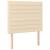 Pat box spring cu saltea, crem, 90x200 cm, textil GartenMobel Dekor