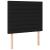 Pat box spring cu saltea, negru, 100x200 cm, textil GartenMobel Dekor