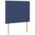 Pat box spring cu saltea, albastru, 100x200 cm, textil GartenMobel Dekor