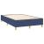 Pat box spring cu saltea, albastru, 120x200 cm, textil GartenMobel Dekor