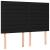 Pat box spring cu saltea, negru, 140x200 cm, textil GartenMobel Dekor