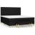 Pat box spring cu saltea, negru, 160x200 cm, textil GartenMobel Dekor