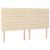 Pat box spring cu saltea, crem, 160x200 cm, material textil GartenMobel Dekor