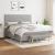 Pat continental, gri deschis, 180x200 cm, material textil GartenMobel Dekor