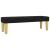 Pat box spring cu saltea, negru, 180x200 cm, catifea GartenMobel Dekor