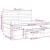 Pat box spring cu saltea, negru, 200x200 cm, textil GartenMobel Dekor