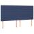 Pat box spring cu saltea, albastru, 200x200 cm, textil GartenMobel Dekor