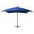 Umbrelă suspendată cu stâlp, albastru azuriu, 3x3 m, lemn brad GartenMobel Dekor