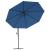 Umbrelă în consolă de grădină cu LED-uri, albastru azur, 350 cm GartenMobel Dekor