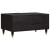 Masă de cafea Negru 80 x 50 x 40 cm Lemn de mango solid GartenMobel Dekor